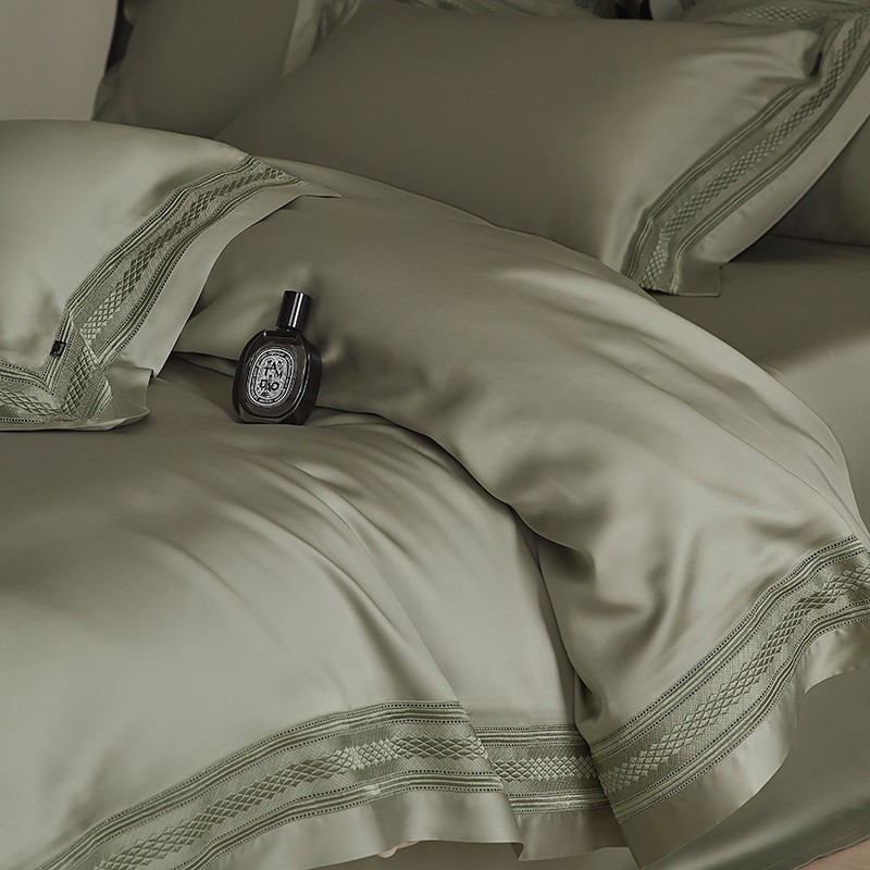 Home Textiles Premium - Премиум маття зеленый/пыльный розовый шикарный с
