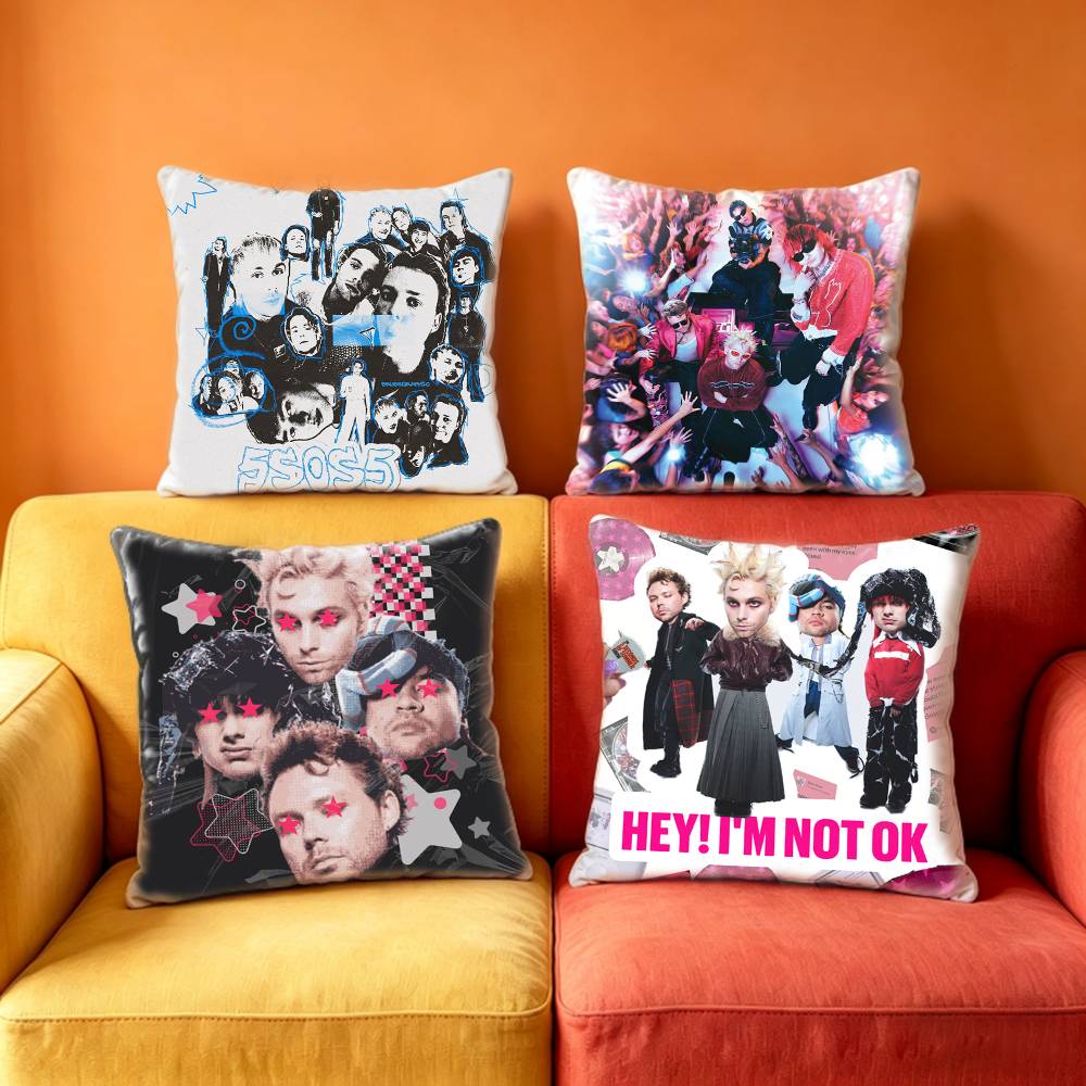 Home Textiles & Decorations - 5 S-Seconds of Summers 5-SOS Наволочка