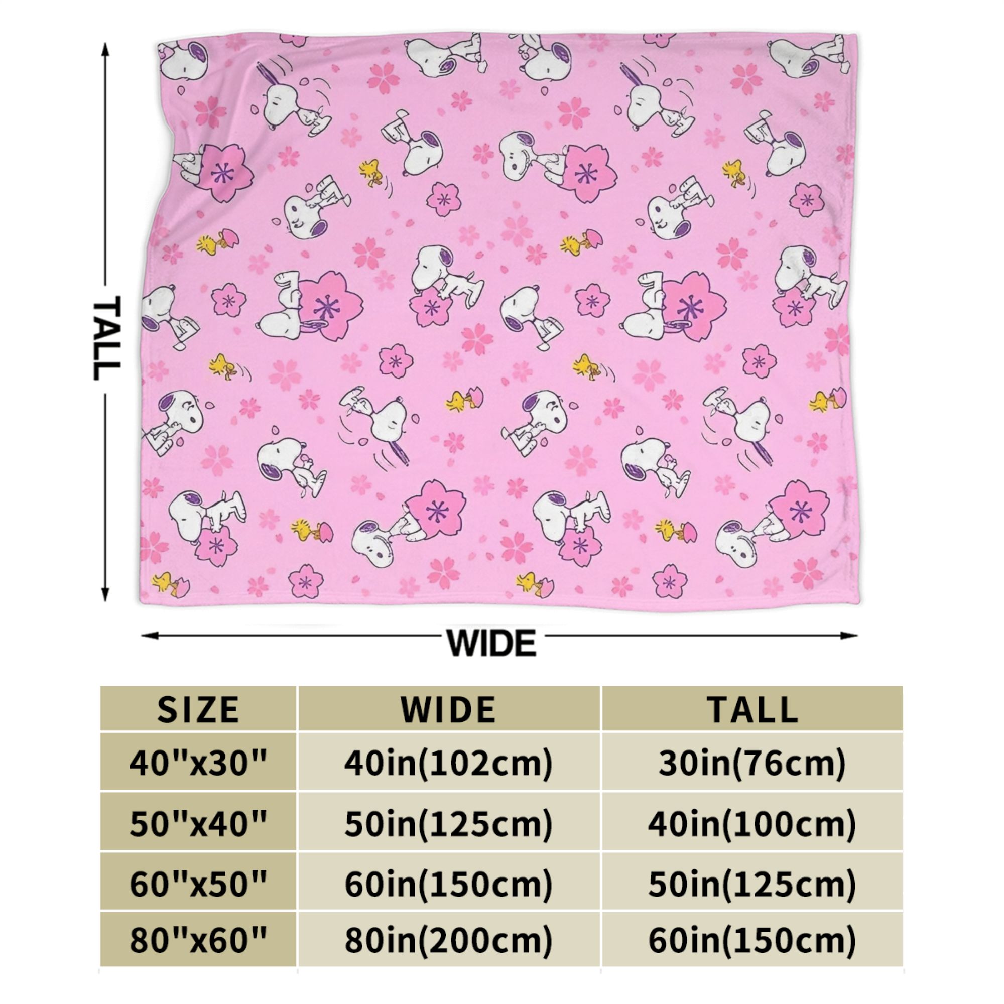 Розовые вязаные пледы с Снупи  – обзор и цена Home Textiles Blanket