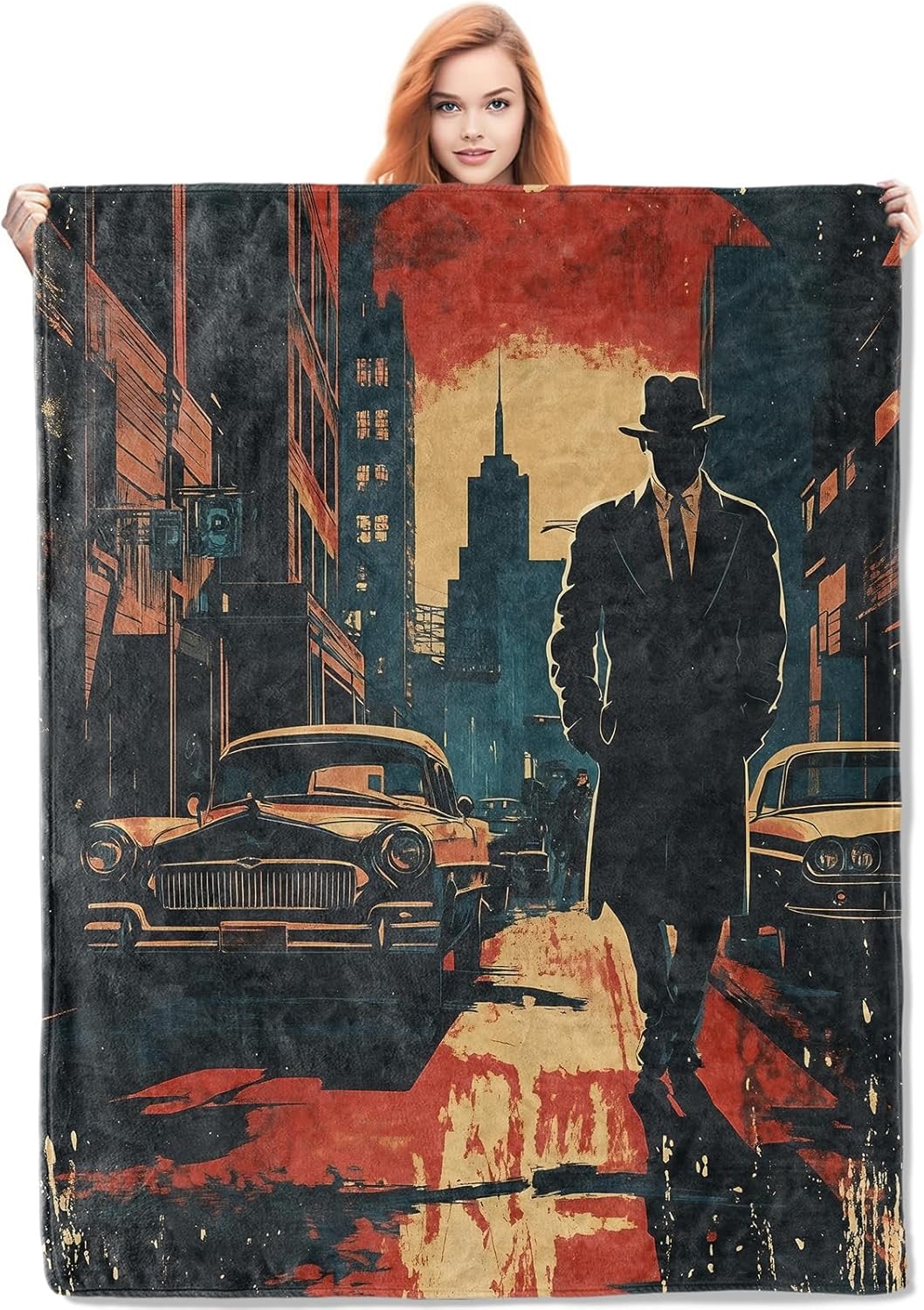 Одеяло Noir Detective, подарки – обзор и цена Home Textiles Blanket