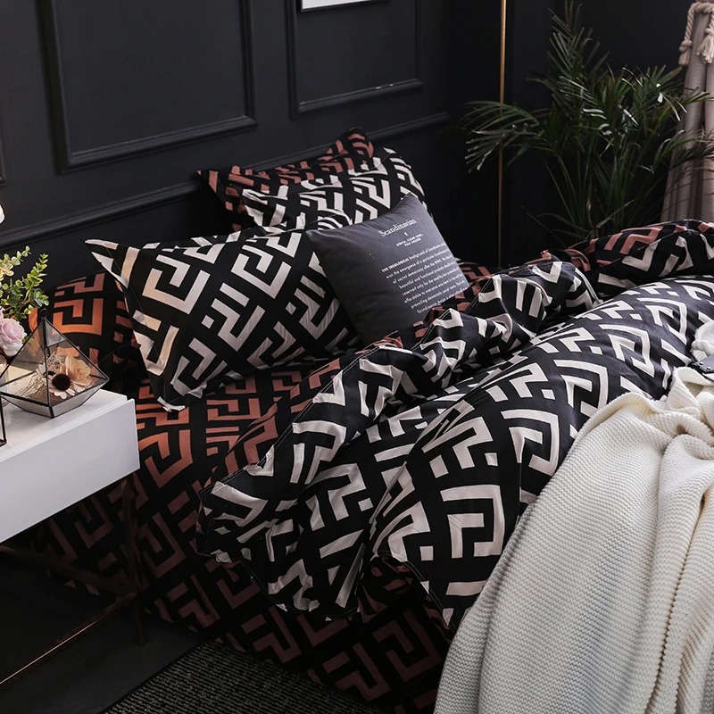 Роскошное черное одеяло, Компл – обзор и цена Home Textiles Bedding