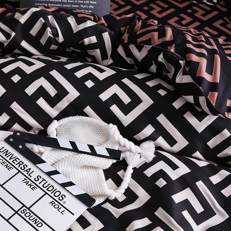 Роскошное черное одеяло, Компл – обзор и цена Home Textiles Bedding
