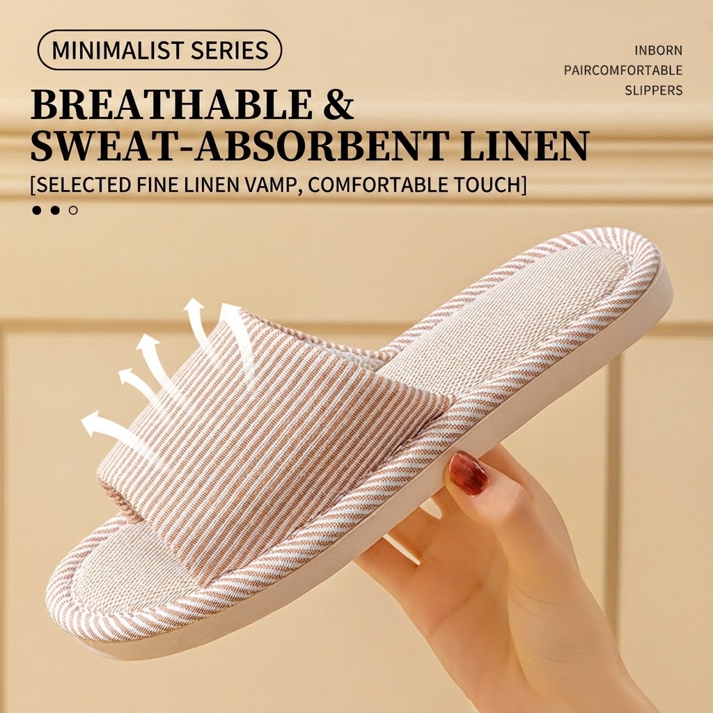Дышащие льняные тапочки для же – обзор и цена Home And Textiles